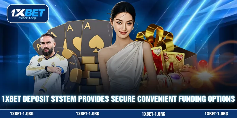 1XBET deposit system provides secure convenient funding options