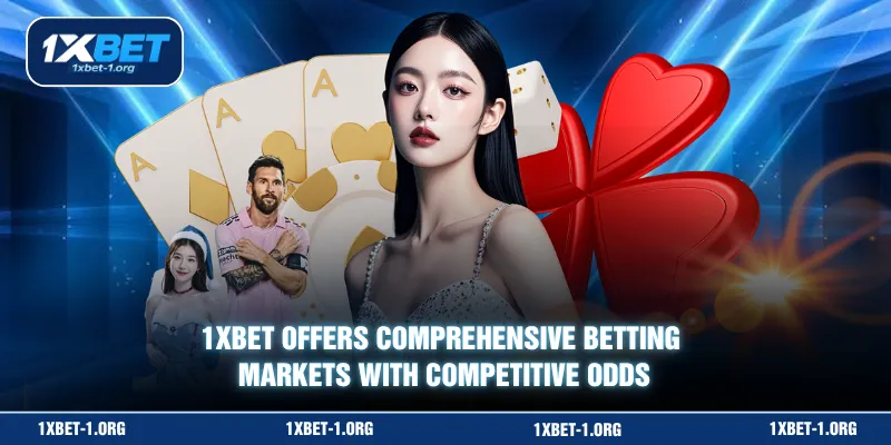 1XBET offers comprehensive betting markets with competitive odds