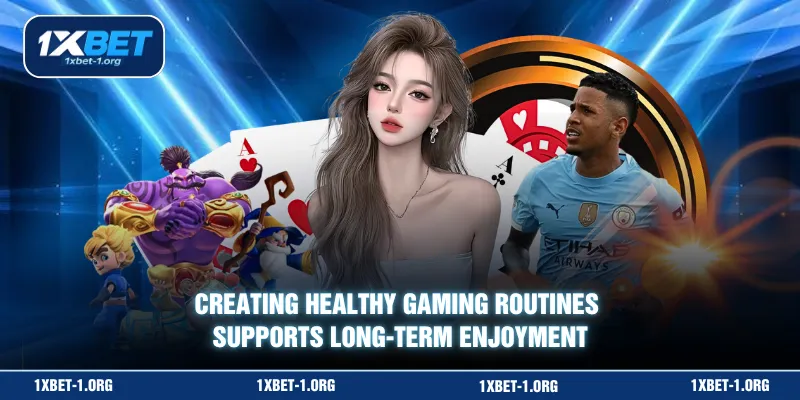 Creating healthy gaming routines supports long-term enjoyment