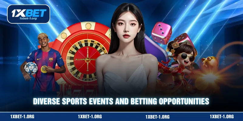 Diverse sports events and betting opportunities