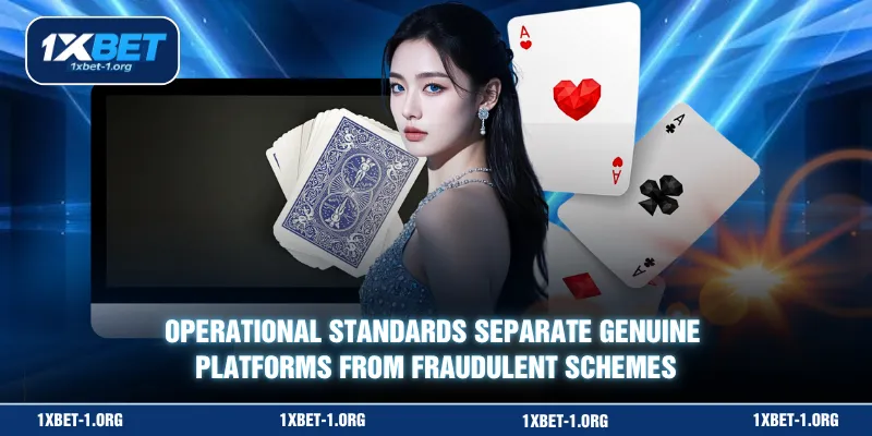 Operational standards separate genuine platforms from fraudulent schemes