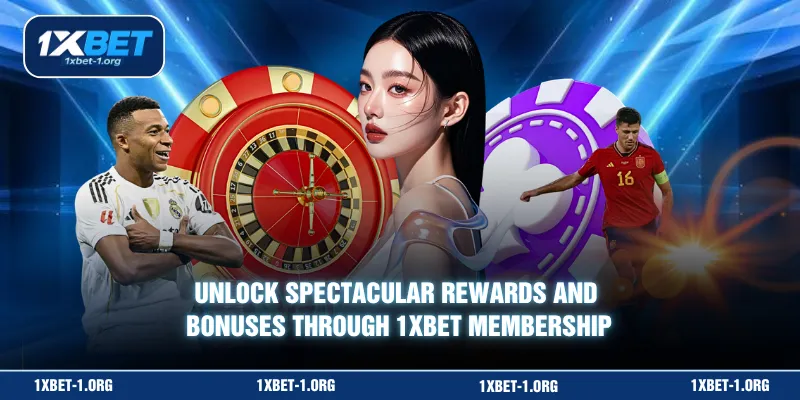 Unlock spectacular rewards and bonuses through 1XBET membership